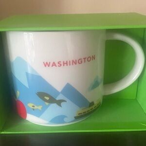 Starbucks You Are Here Series Washington Coffee Mug Cup 14oz Box Included 2017